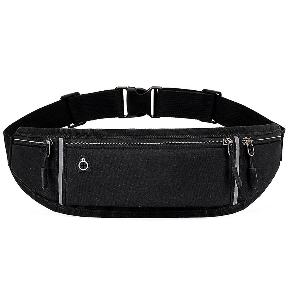 Laufgürtel Hüfttasche Sport Runner Bag Schwarz