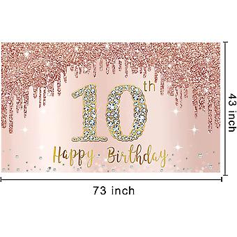 Striscione Di Buon Compleanno Glitter Argento - Decorazione Murale Per Compleanni, Adatto A Donne, Uomini, Ragazzi E Bambini