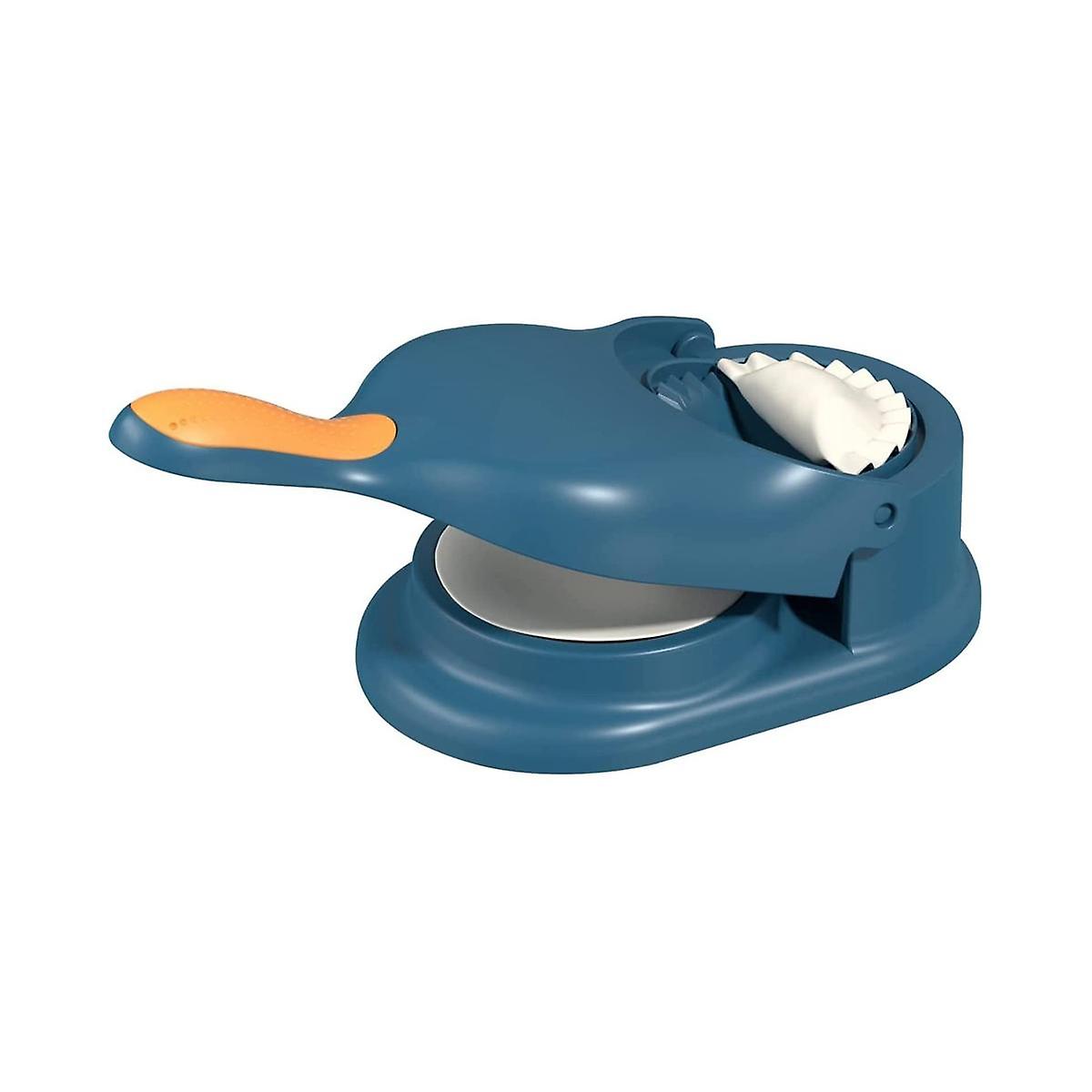 Dumpling Maker Machine Dumpling Mold Maker Pressing Dumpling Skin Mould Dumpling Making Tool,Blue