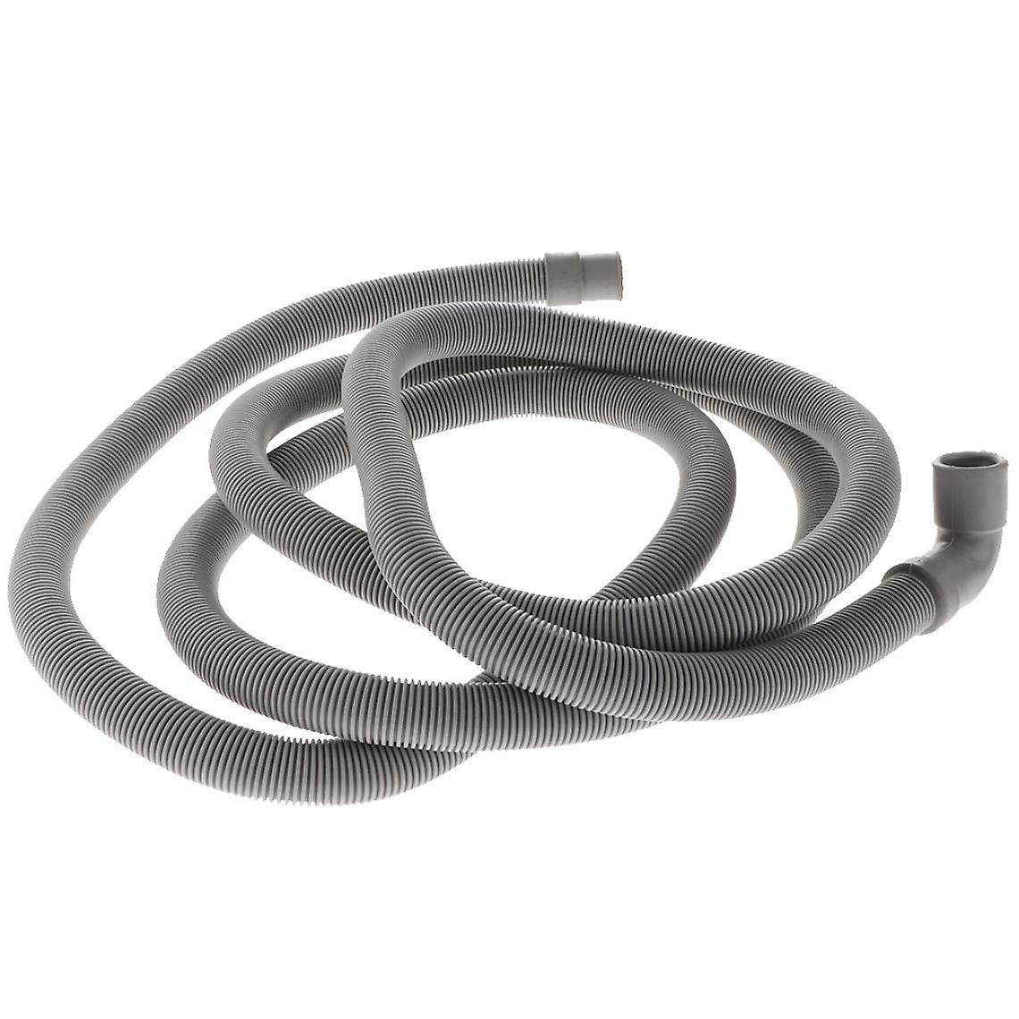 Flexible Elbow Drain Hose With Bracket For Washer Washing Machine 2.5m