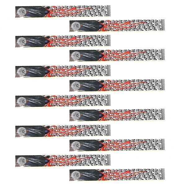3x12 Pieces Durable Archery Arrow Stickers Wraps  Skull and Red