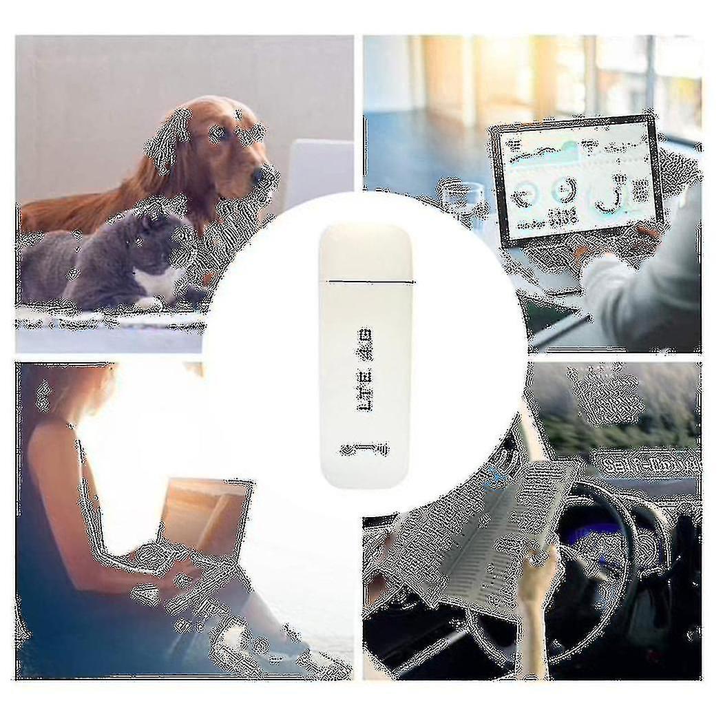 4g Lte USB-WLAN-Router 150mbps Tragbarer WLAN 4g Lte USB-Dongle WLAN-Modem-Netzwerkadapter mit Steckplatz