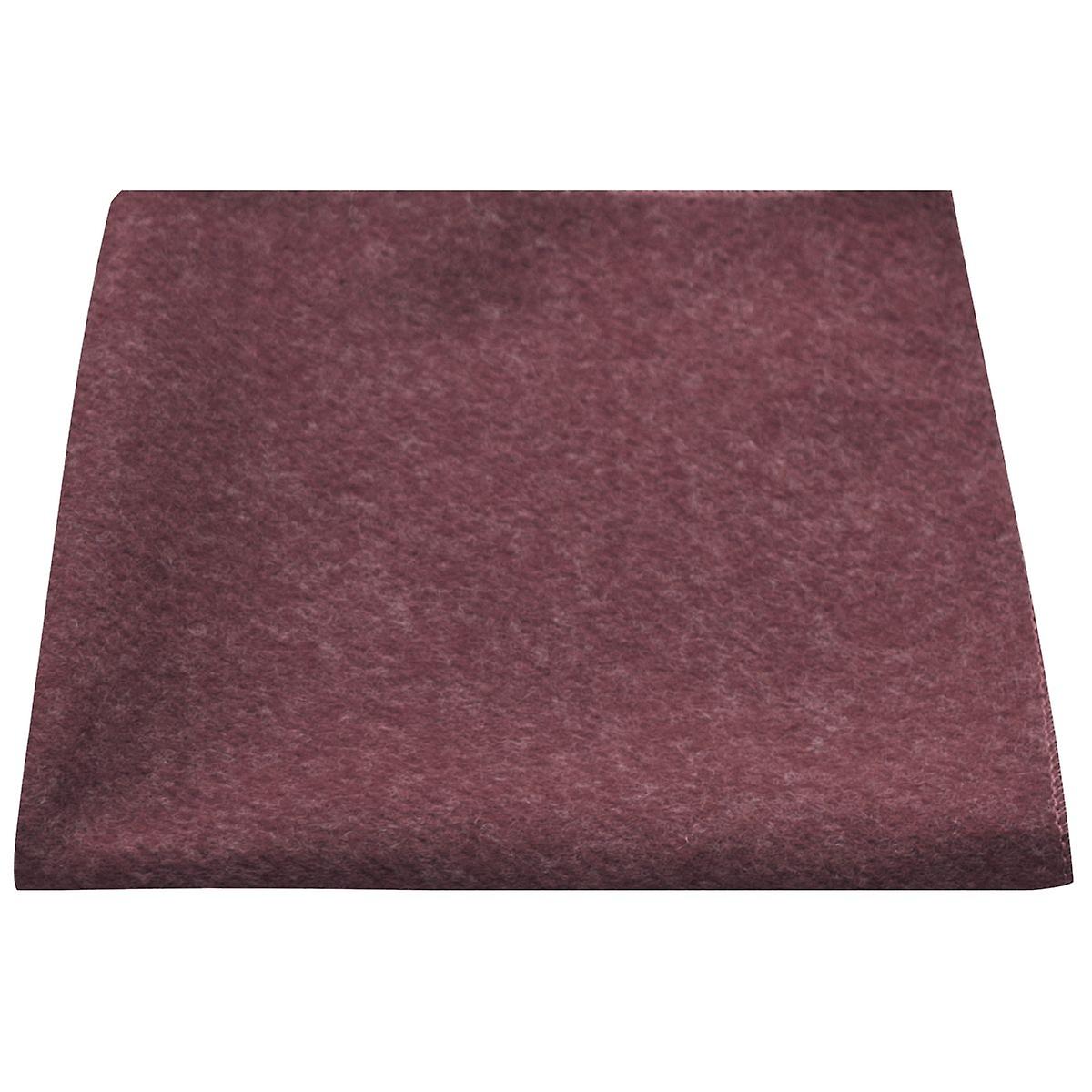 Burgundy Donegal Tweed Pocket Square