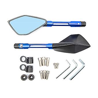 Motorcycle Handlebar Accessory: Rear View Side Mirrors For Bicycle Motorcycles, 8/10mm, 1 Pair Universal