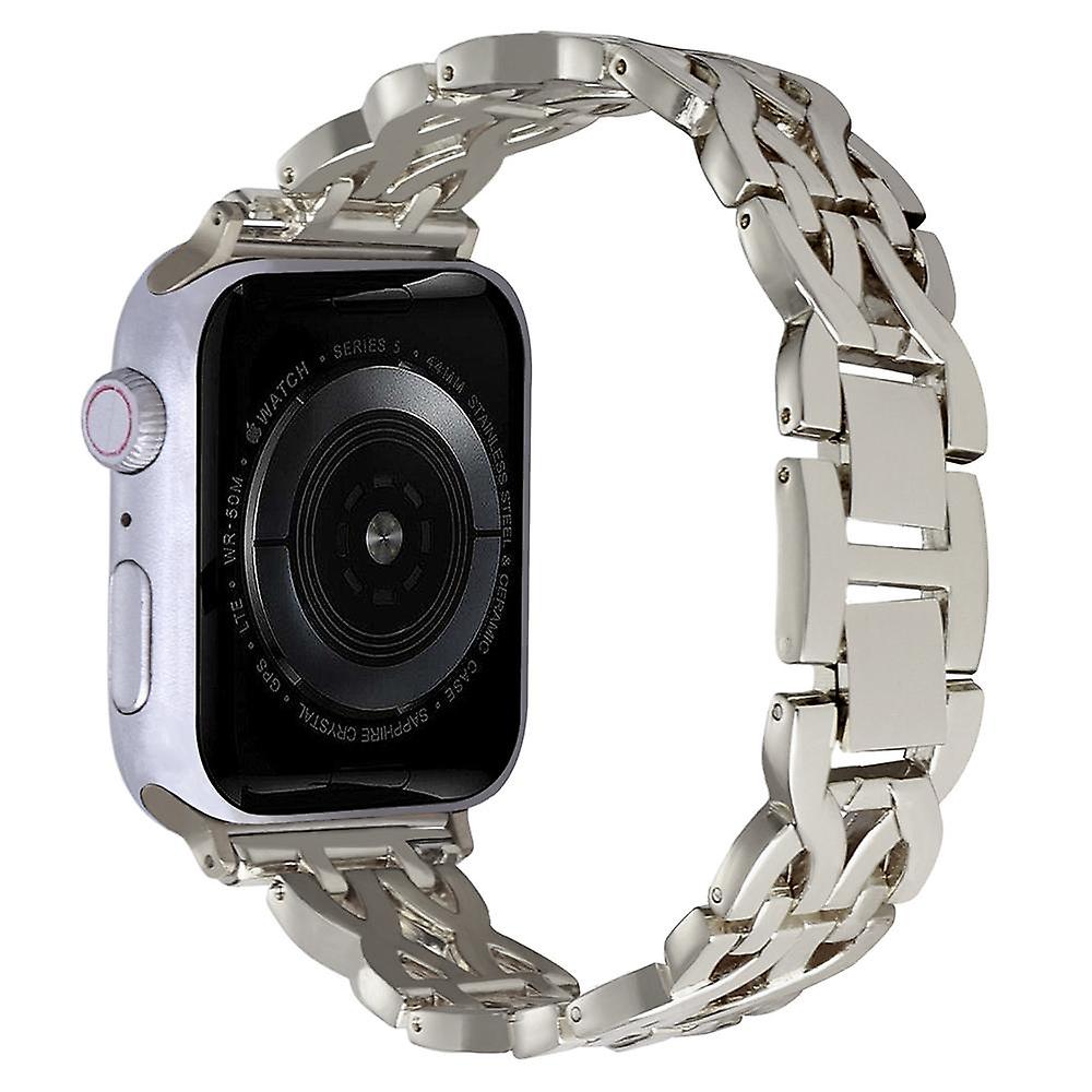 For Apple Watch Series 8 7 41mm/6 5 4 SE SE (2022) 40mm/3 2 1 38mm Rhinestone Watch Band Double X Al