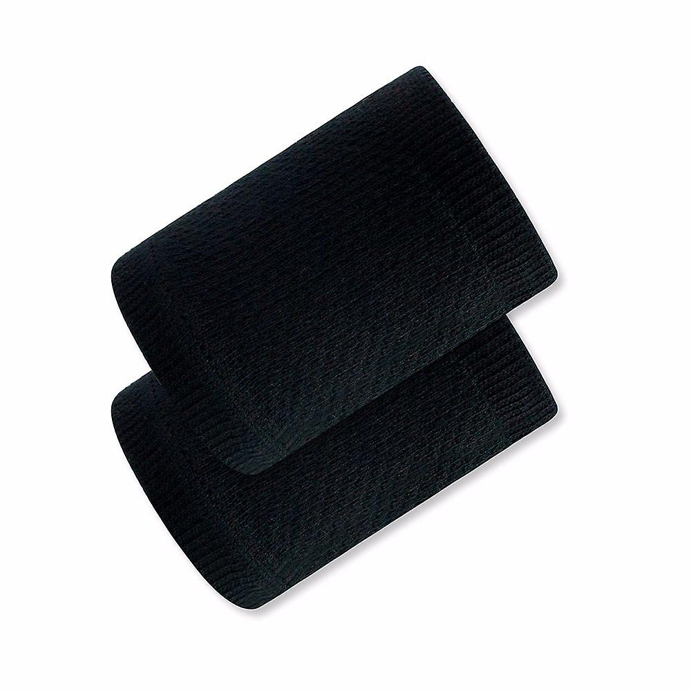 1 Pair Sports Compression Protective Wristband Exercise Wrist Brace Soft Wrist Cuff Breathable Wrist Support Wrist Protector-black