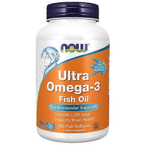 Now Foods Ultra Omega-3, 180 Softgels (Pack of 1)