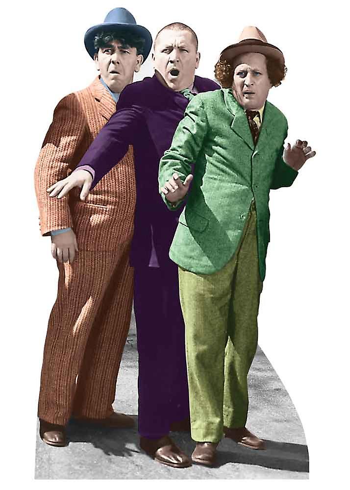 Three Stooges Hitchhiking Lifesize Cardboard Cutout / Standee / Standup