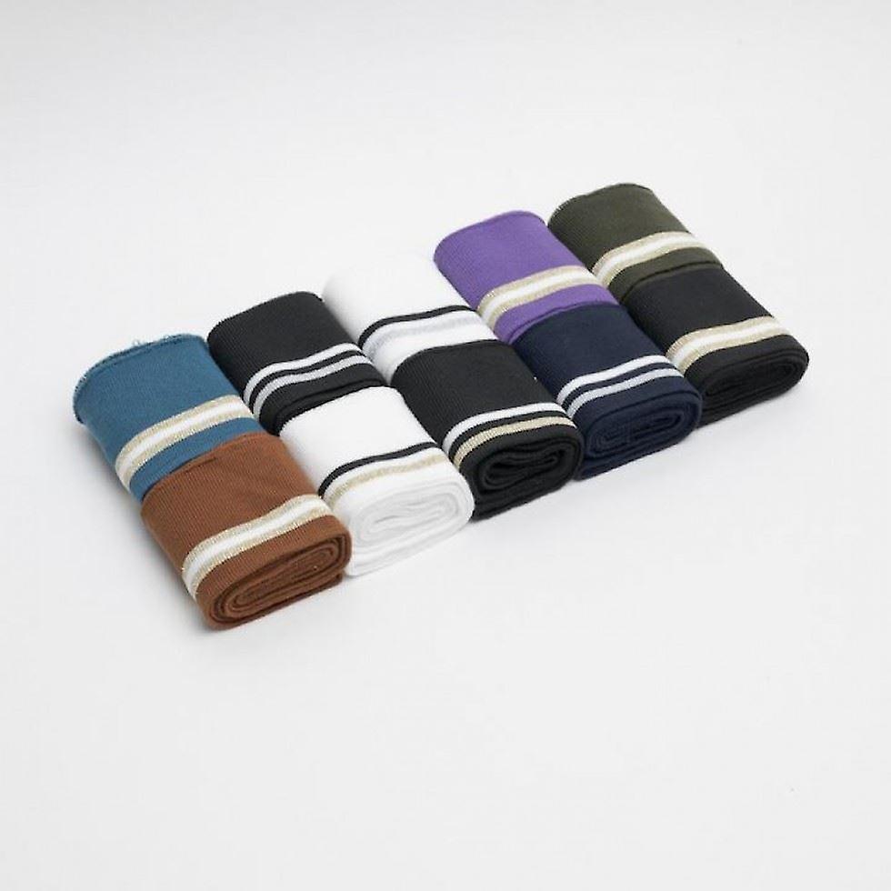 Minerva 60mm Knitted Cuff Ribbing Lurex - per pack of 10