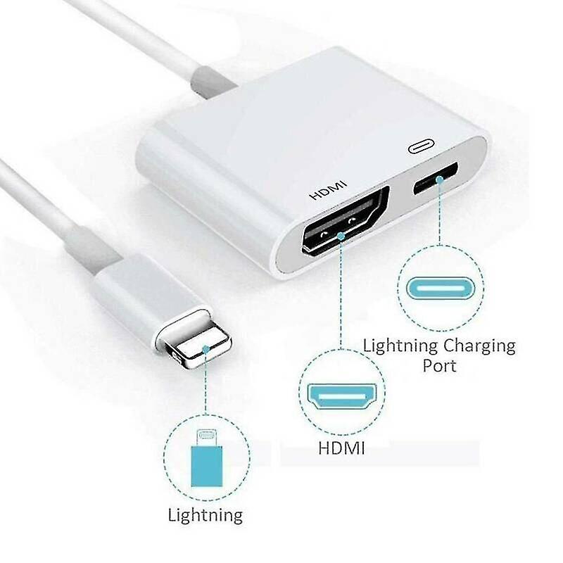 Hdmi Splitters Switches Lightning To Hdmi Digital Tv Idmb Adapter Cable Apple Iphone Ipad 5 6 7 8 Plus X