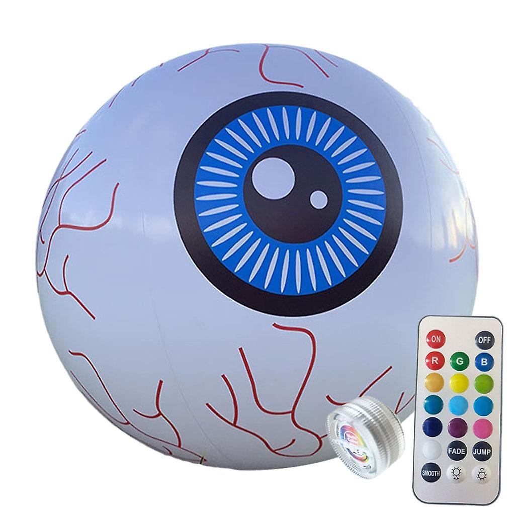 Inflatable Luminous Ball Remote Control Color Changing Decor Eyeball