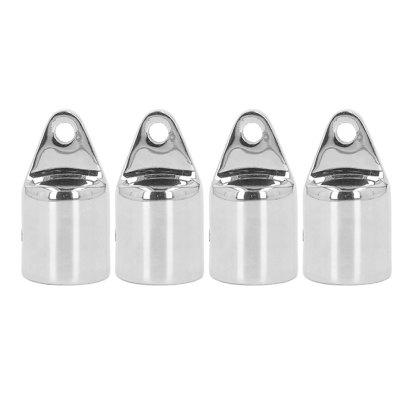 4PCS Sunshade Top Eye End Cap Stainless Steel Anti Corrosion Rustproof Boat Fittings for Yacht