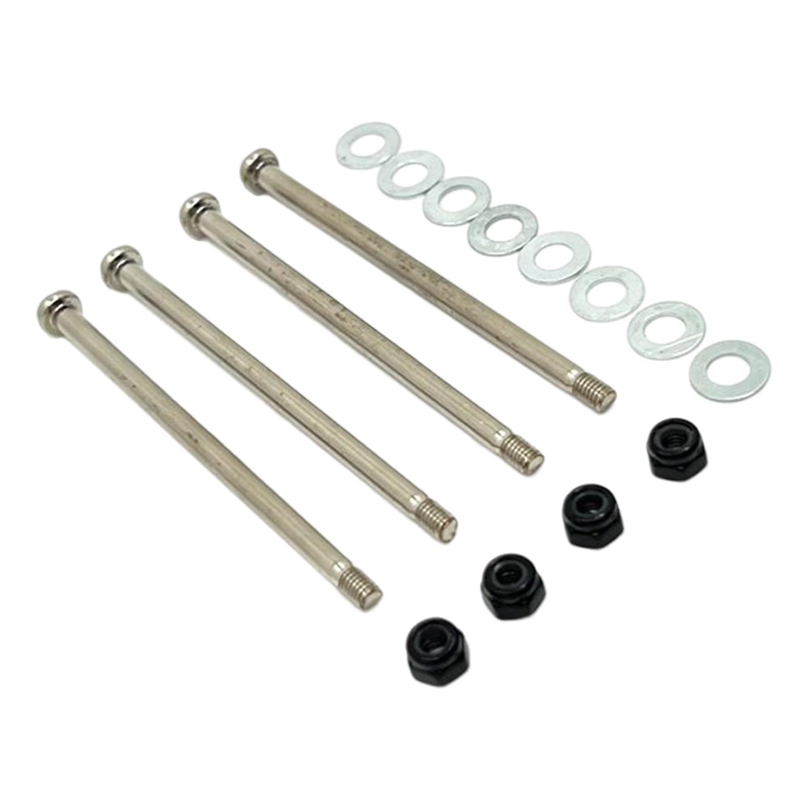 4 Pieces 1/10 RC Swing Arm Fixing Screws for 104001 RC Car Modification