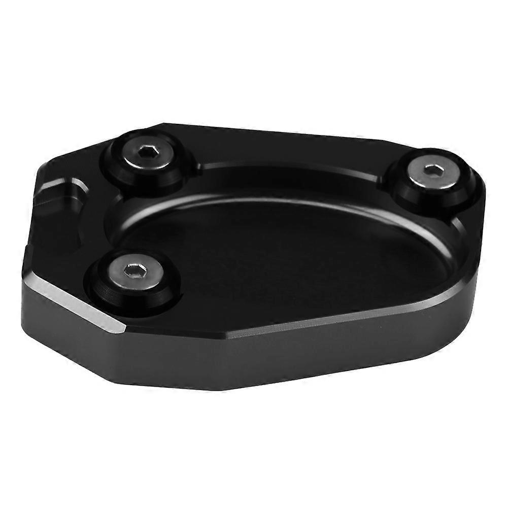 CNC Aluminum Motorcycle Side Stand Enlarge Extension Pad Plate Black for Kawasaki Z1000 ER6N