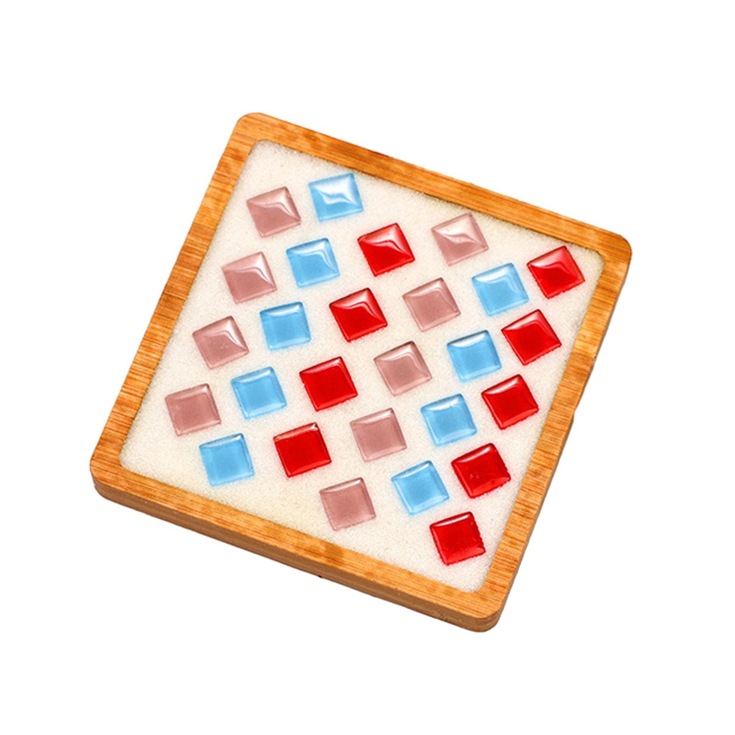 Mosaic Coaster Kit Heat Insulation Creative Design Hands Skill Improve DIY Craft Relieve Boredom