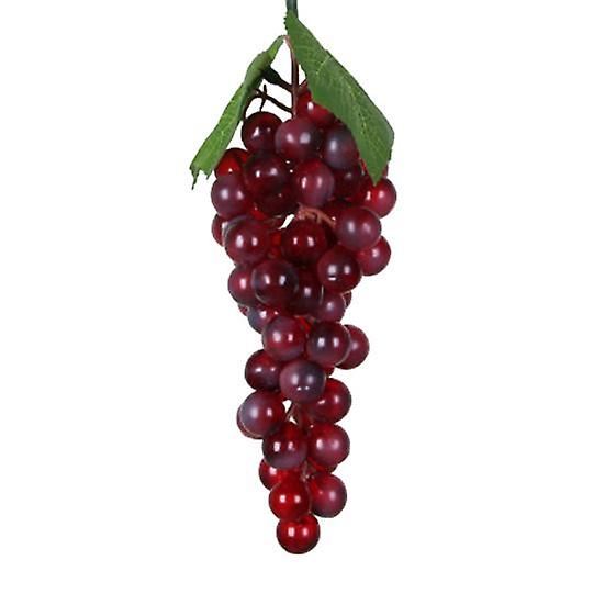 1 grupo falso uva artificial plástico artificial realmente falso frutas de jardim de jardim