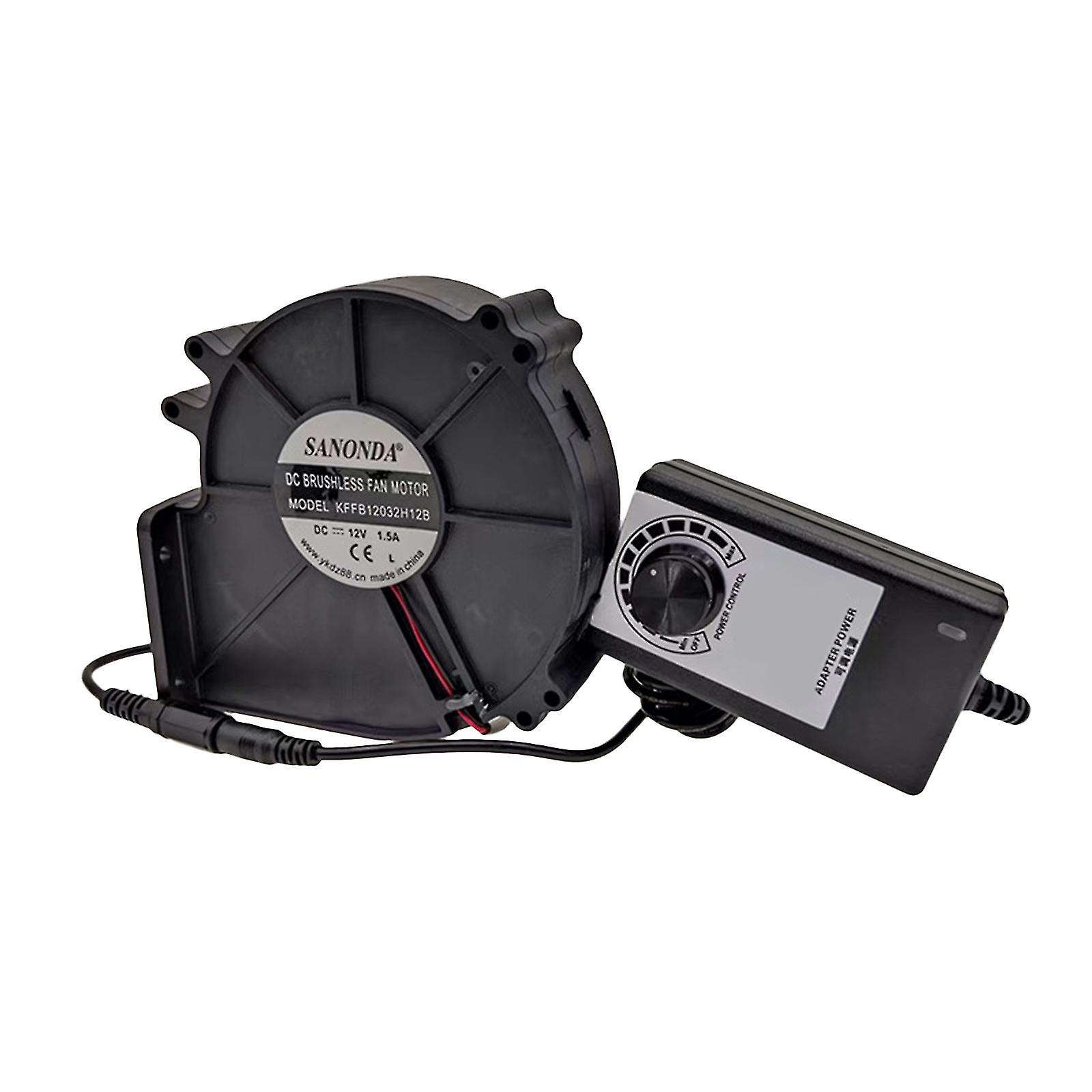 110V 220V AC Powered Variable Speed Blower Fan with Speed Controller, Inflatable Replacement Fan-SDR