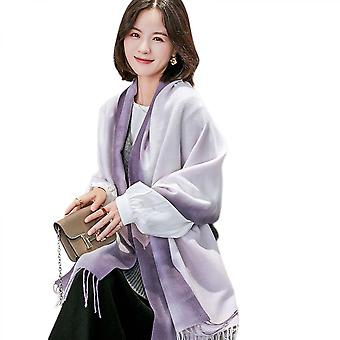 Veeki Pashmina Scarfs Women Shawls Wraps Evening Dresses Soft Large Scarves for Wedding FavorsPurple