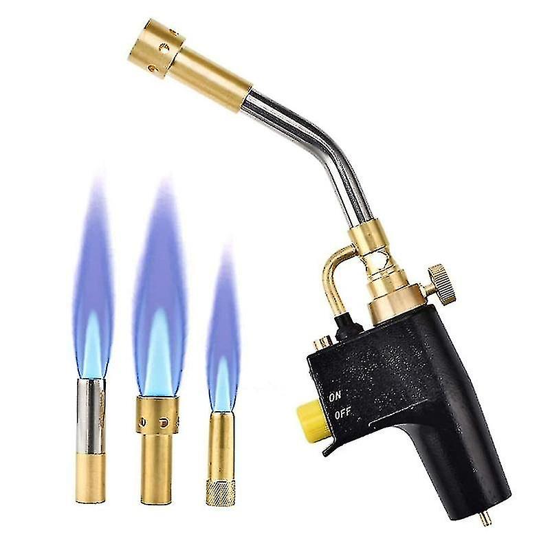 Heat Propane, 3-replaceable Nozzles Trigger, Start Torch