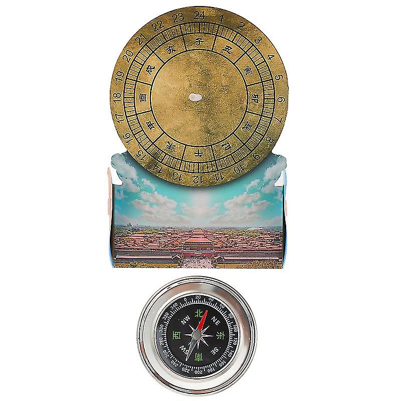 1set Sundial Clock