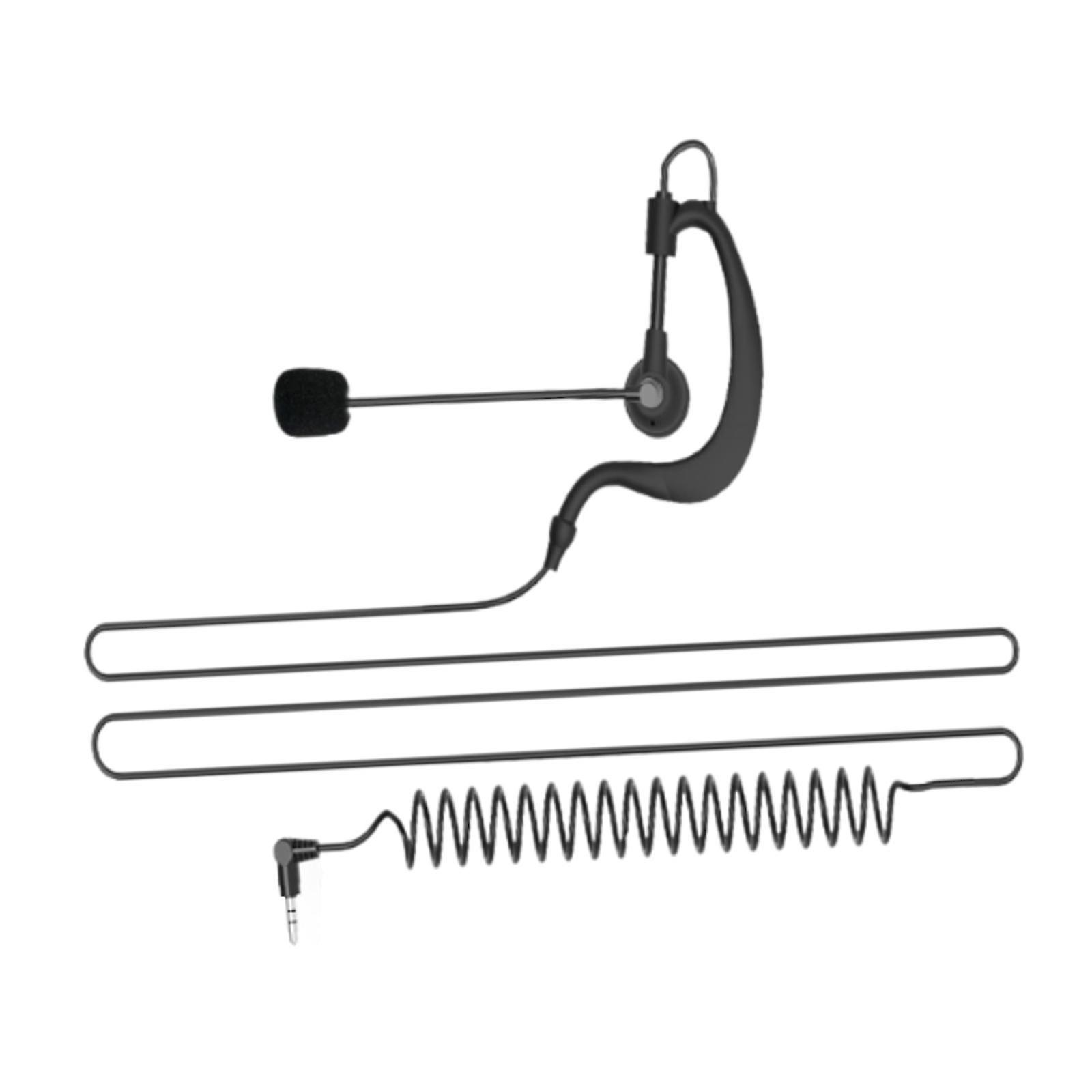 Referee Headsets 3.5mm Hole Diameter Black 980mm Cable Length Professional