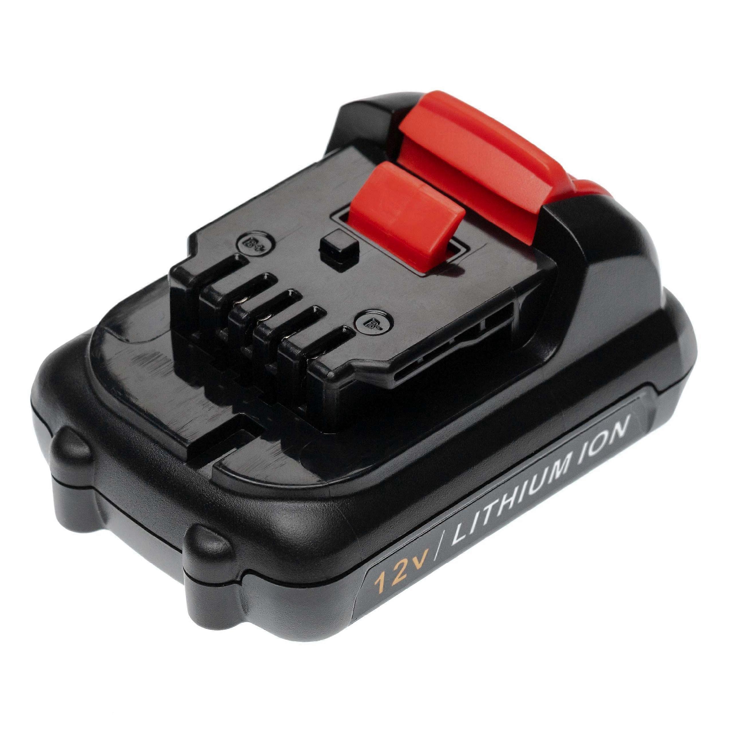 vhbw Akku kompatibel mit Dewalt DCF610S2, DCF610, DCF813D2, DCF805, DCE089D1R-QW, DCF610D2-QW, DCF813, DCF813N Werkzeug (2000 mAh, Li-Ion, 12 V)