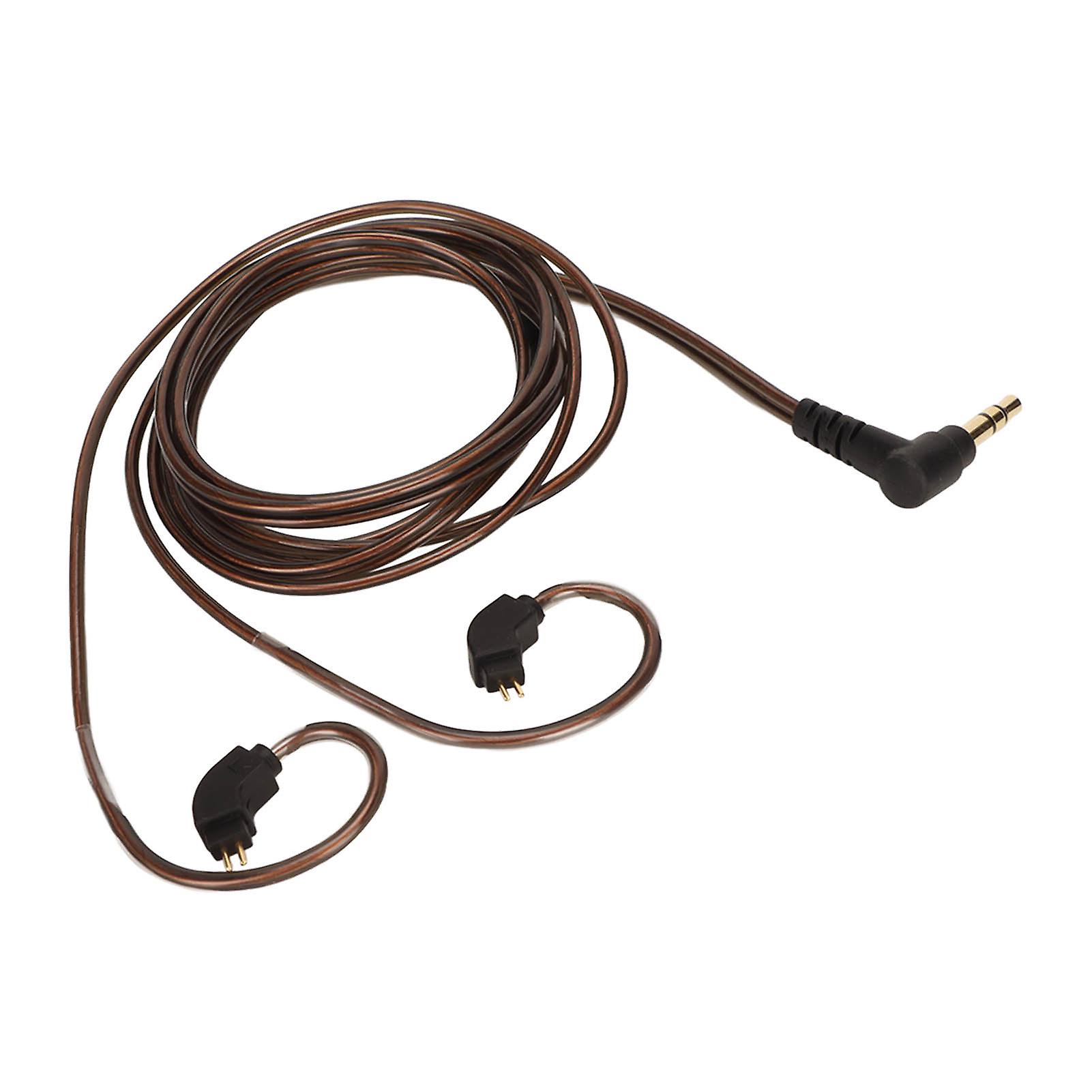 Earphone Upgrade Cable 2 Pin 0.78mm Connector 3.5mm Plug Replacement Earbuds Wire for AS10 AS06 AS10 ZST ZS3AS10 AS06