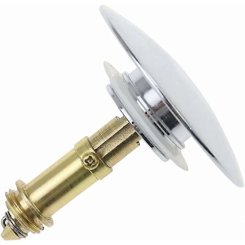 Universal Brass Spring Bolt Pop-up Basin Drain Plug Sink Plug