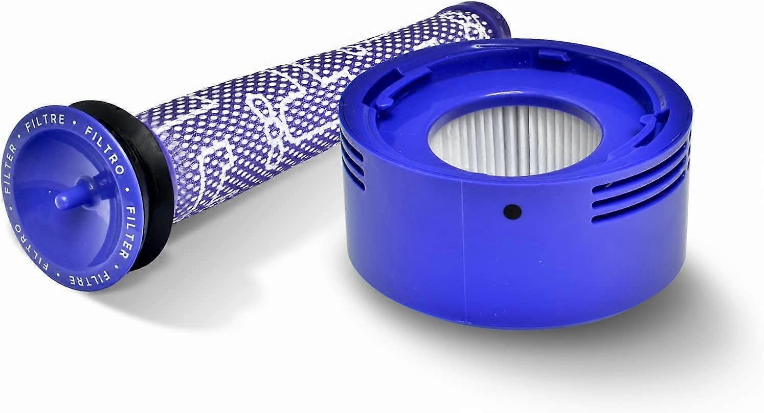 Filtre de remplacement pour Dyson V8 V7 Filtre pr et post moteur Dyson DY-96566101 DY-96747801 Kit de remplacement Dyson V8 V7 Pr-filtre Filtre pr-mot