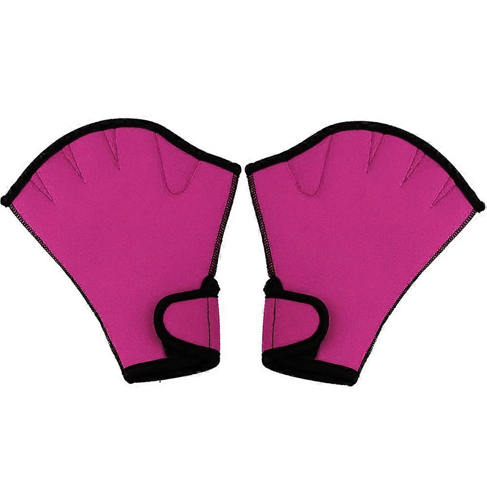 Newly 1 Pair Swimming Gloves Aquatic Fitness Water Resistance Aqua Fit Paddle Training Fingerless Gloves Bn99