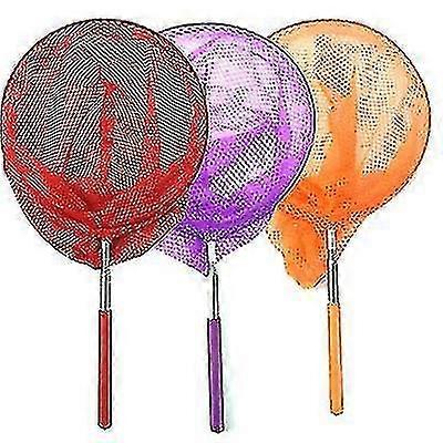 GYFDYM 3 Pack Colored Telescopic Butterfly Nets