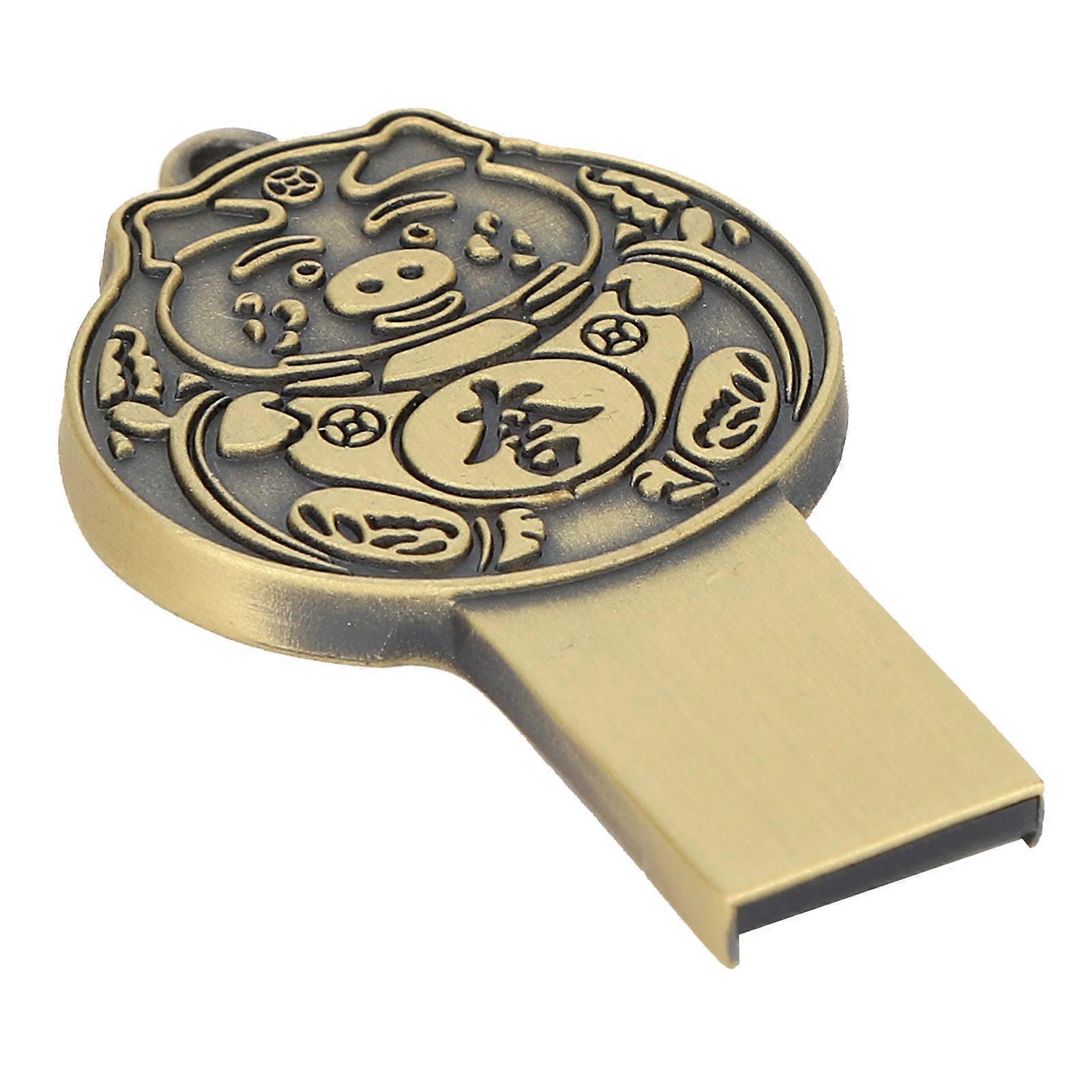 Flash Drive USB 2.0 Portable Metal Waterproof Memory Stick for Computer Laptop TVs32GB