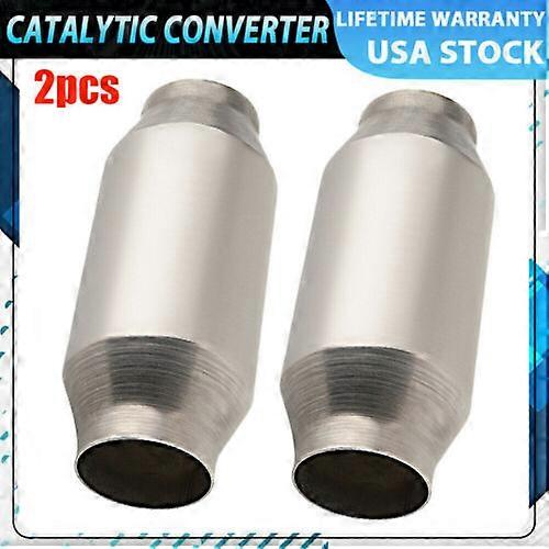 2x Universal Catalytic Converter 3inch High Flow Catalytic Catalyst for 410300 NO.4265