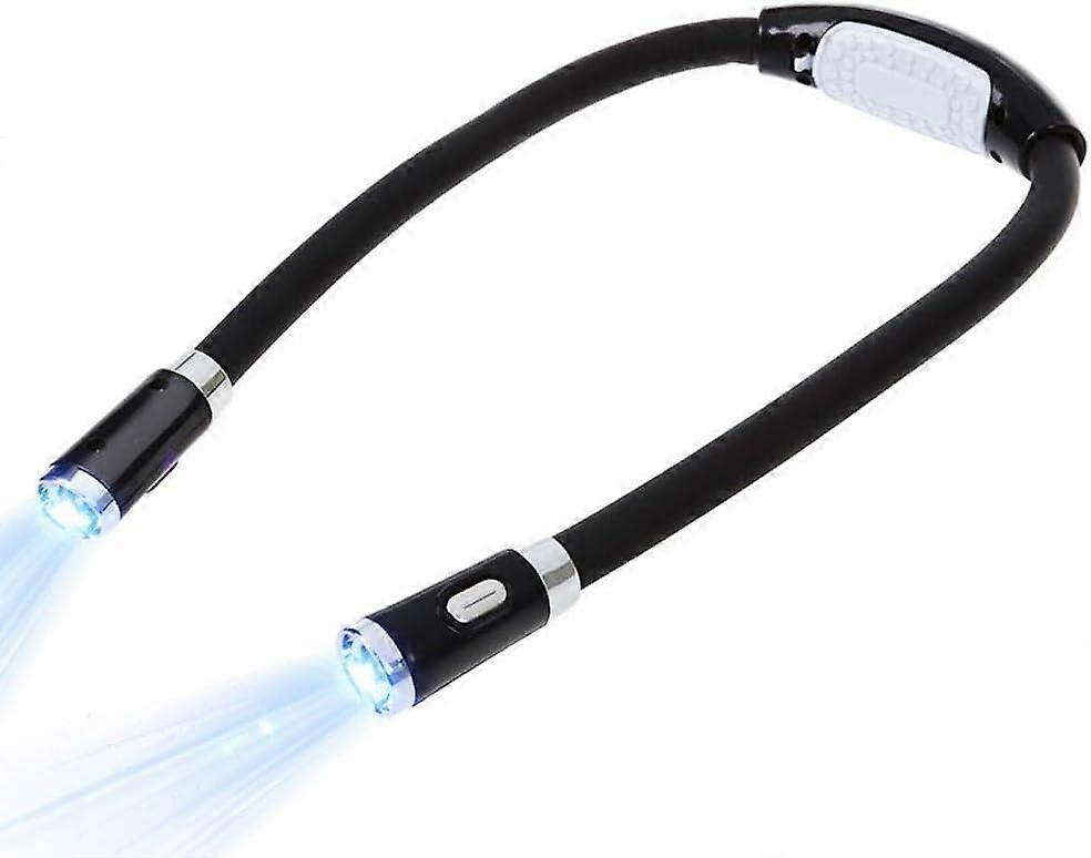 Led Reading Lights Hands-free Reading Light Hanging on the Neck 4 Led Lamp Beads, 4 Speed Mode, Can 