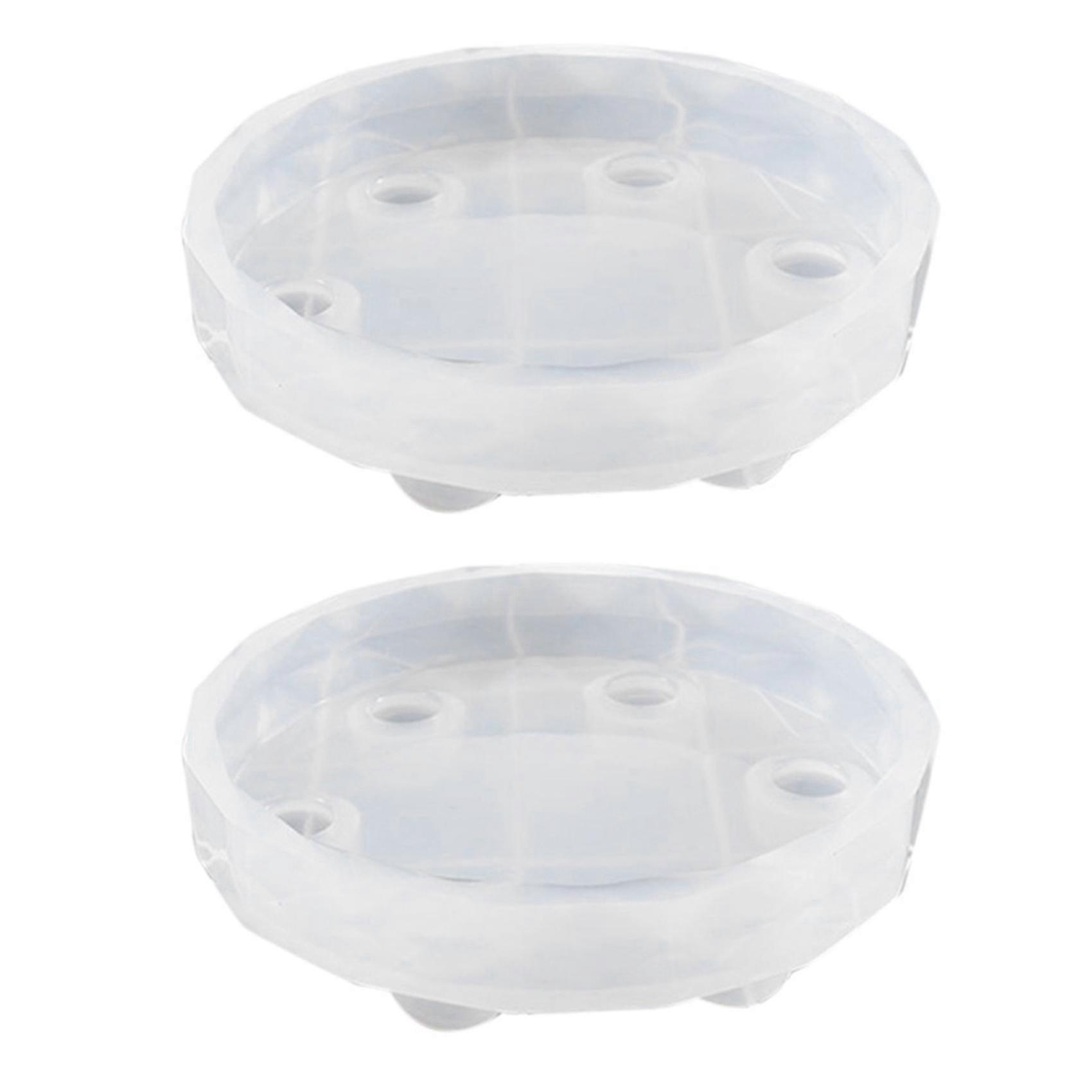 2x 新しいクリエイティブミニ樹脂テーブルモールドシリコンモールドエポキシモールド展示テーブルモールド DIY クラフト T