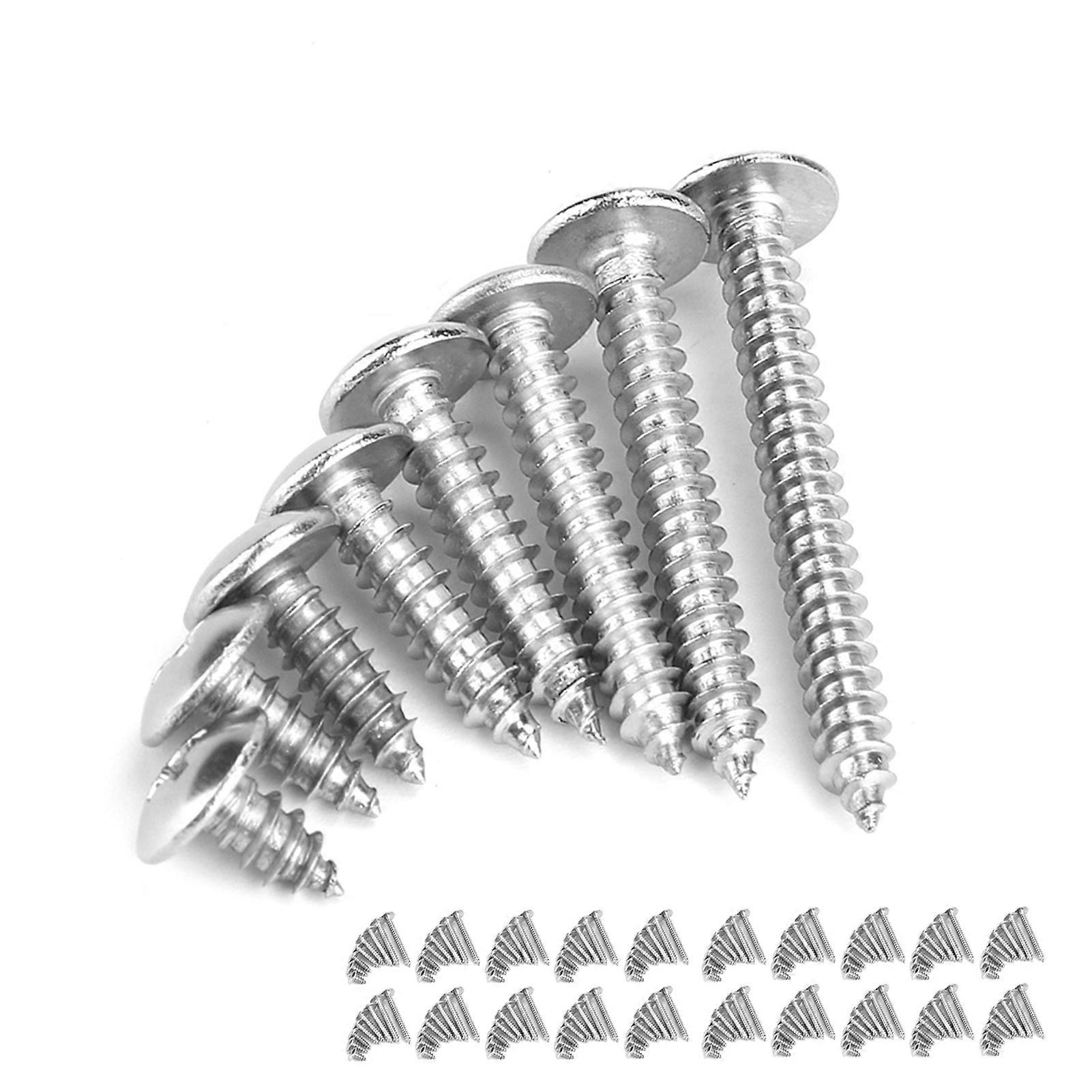 200PCS M4 تروس رئيس برغي الفولاذ المقاوم للصدأ الذاتي التنصت برغي مجموعة متنوعة