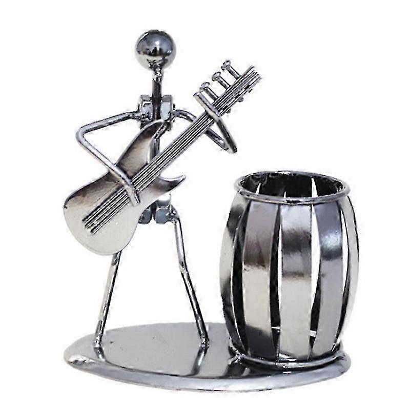 منظم مكتب زخرفية القلم حامل قلم رصاص مكتب تخزين التبعي معدني