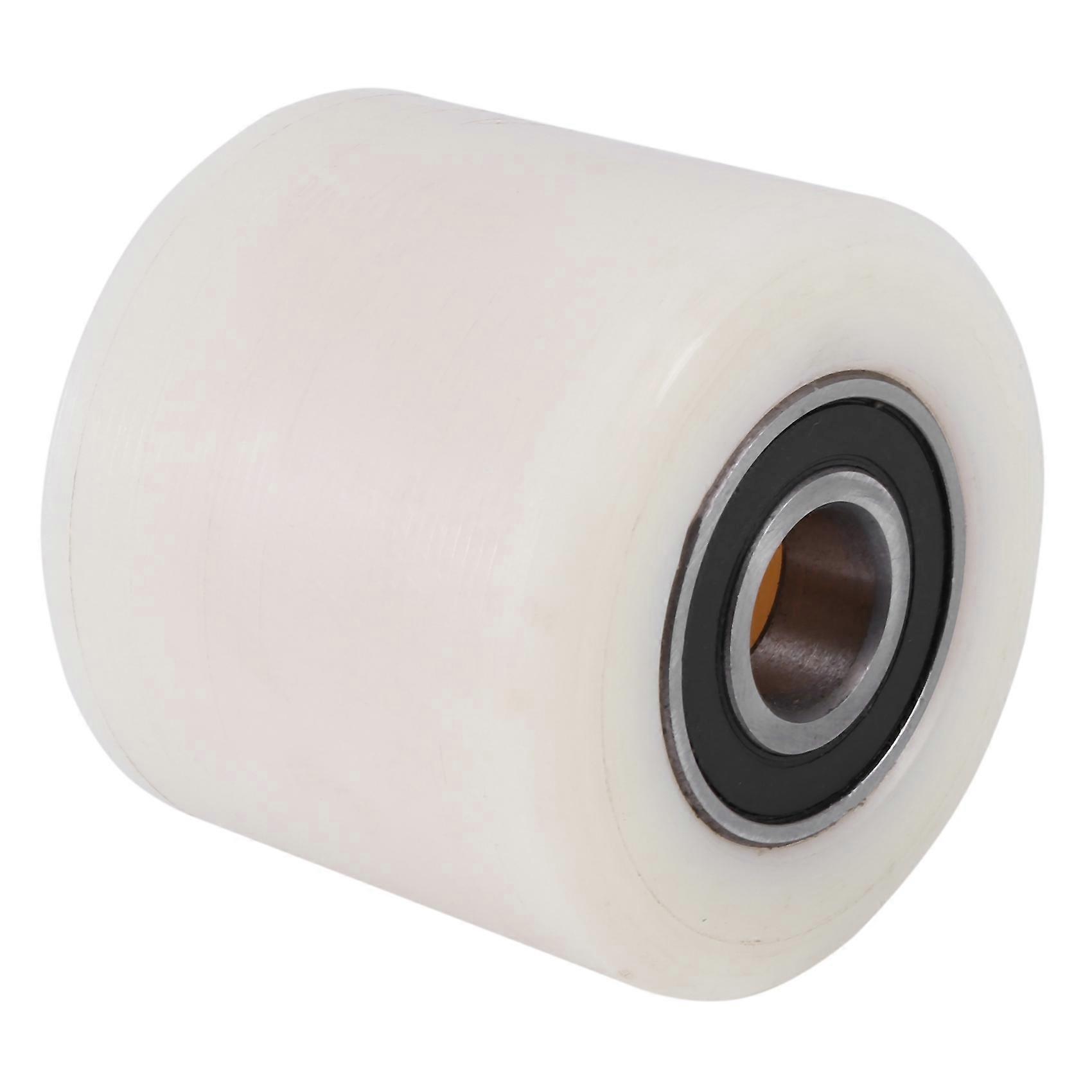 Roterbar pall 80 * 70 mm nylon beige + sølv