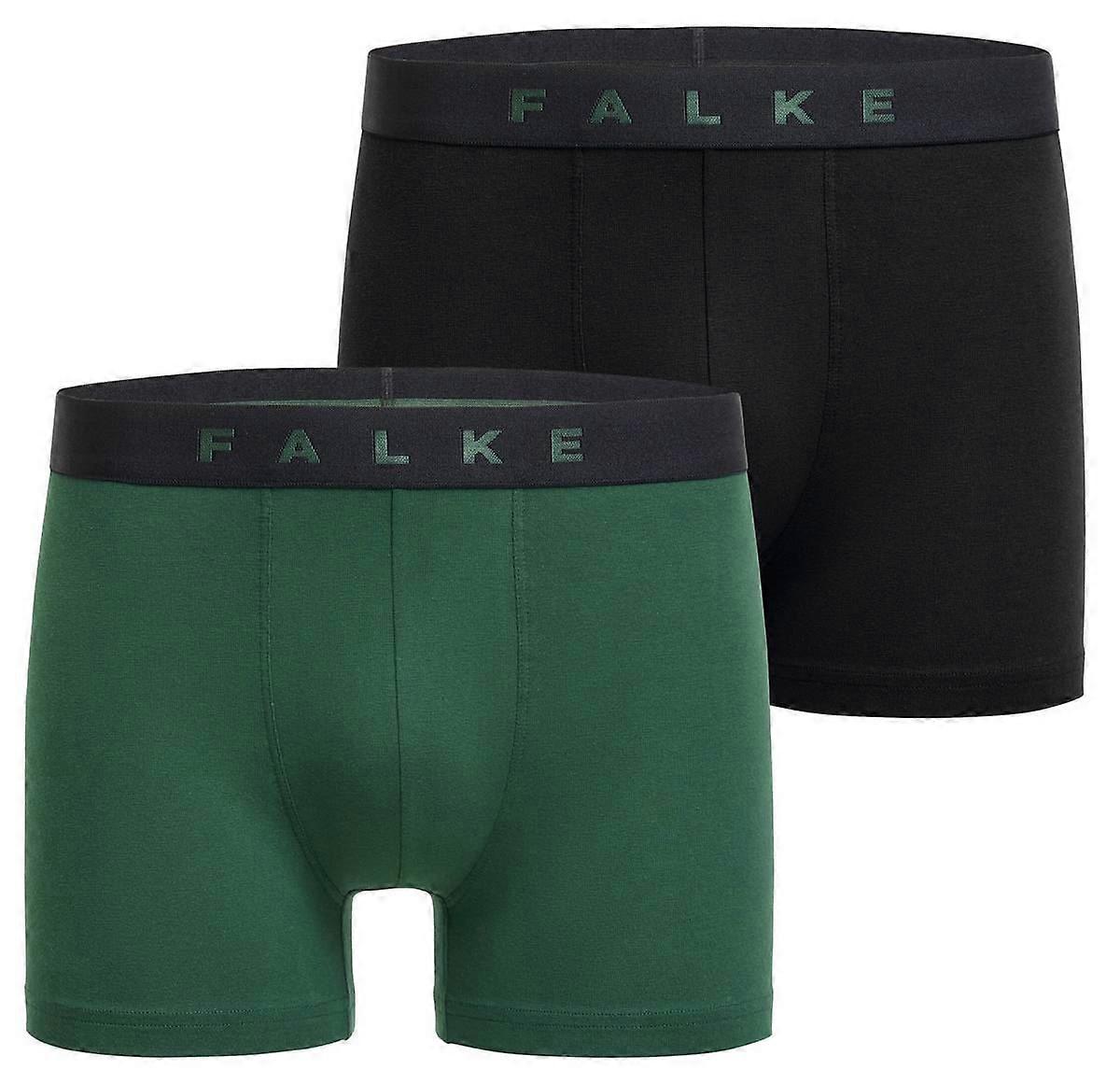 Falke Daily Comfort 2er Pack Boxershorts - Schwarz/Grün