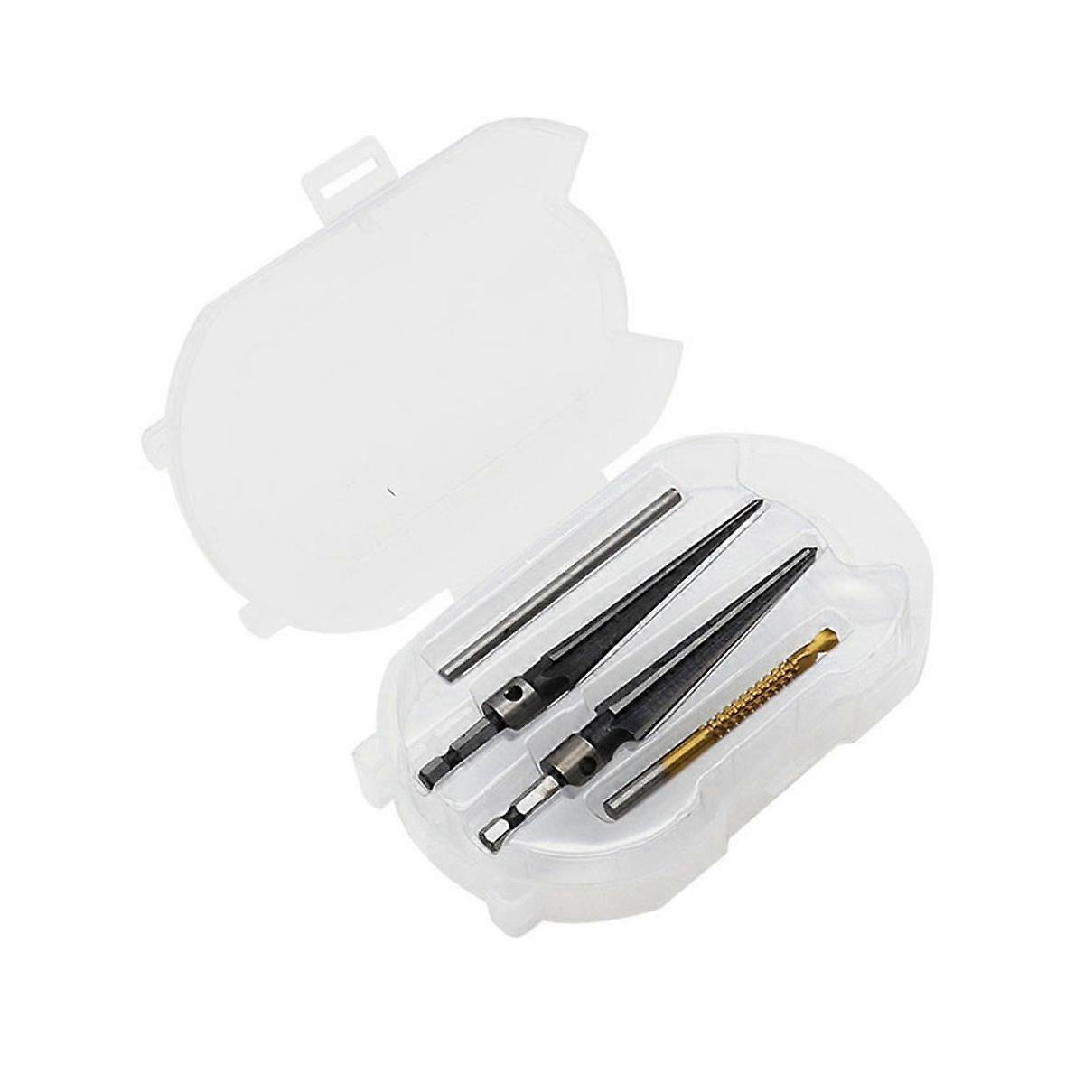 1 Set Handheld Tapered Reamer Set 5-16mm 3-13mm Bridge Pin Hole Tapered Reamers Machinist Luthier Tools