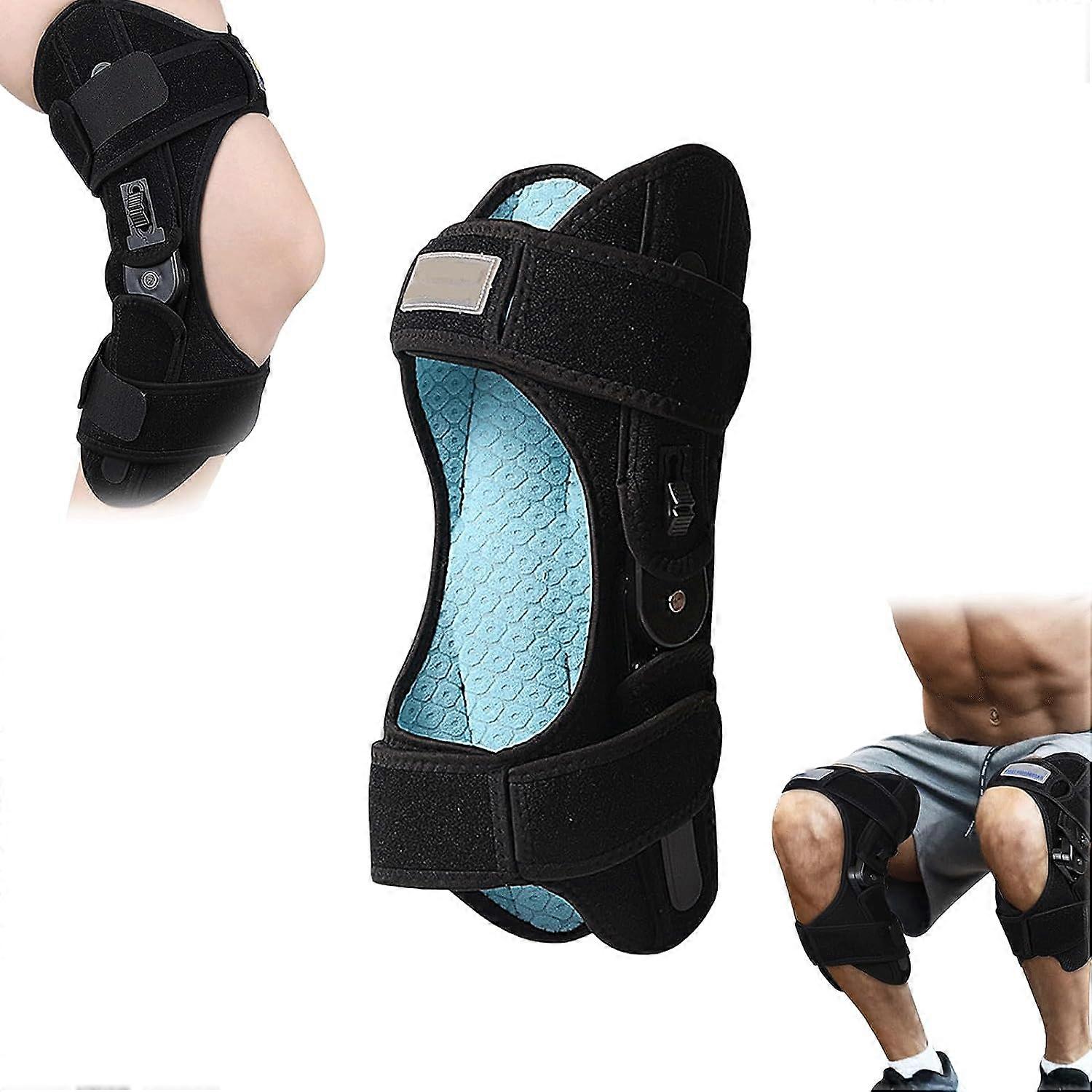 React Knee Braces - React - React Knee Braces 20 - React Knee Braces Spring Loaded With Three Gear Strength - React Knee Braces Spring Loaded (A pair