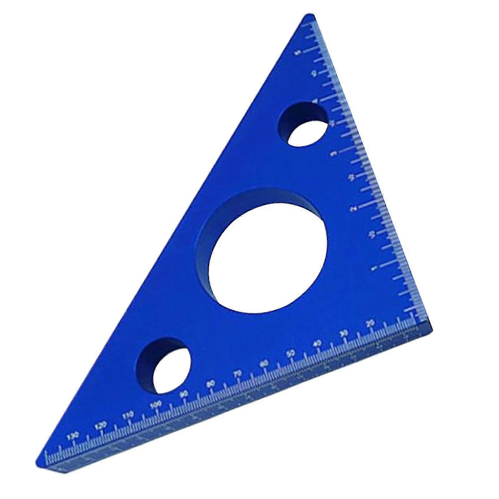 45 and 90 Degree Angle Ruler Angle Measurement Tool Portable Right Angle Ruler Carpentry Square Triangle Ruler for Industrial