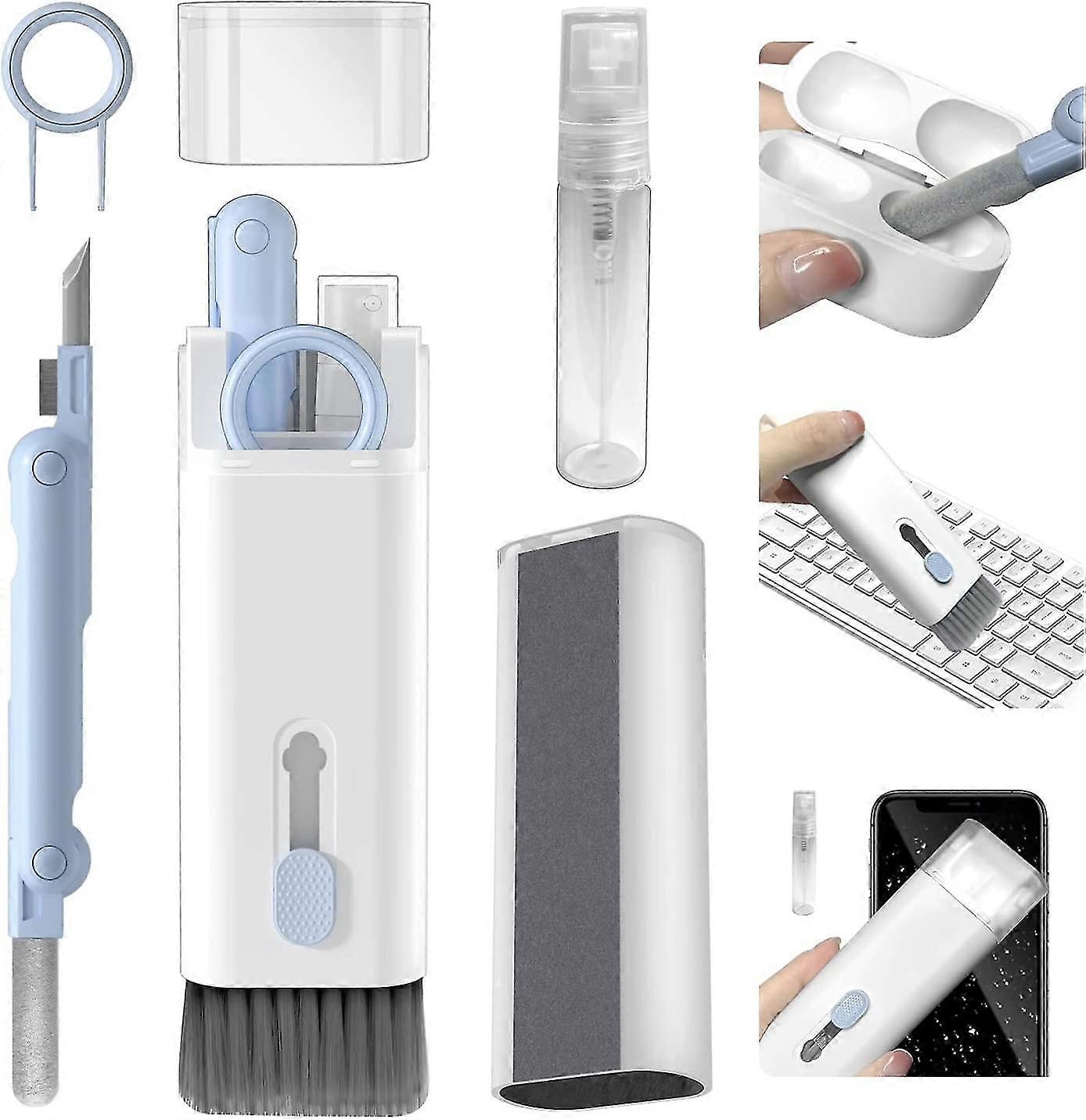 7 In 1 Electronic Cleaner Kit, Keyboard Cleaner Kit With Brush, Cleaning Pen , Multifunctional Cleaning Kit (blue)
