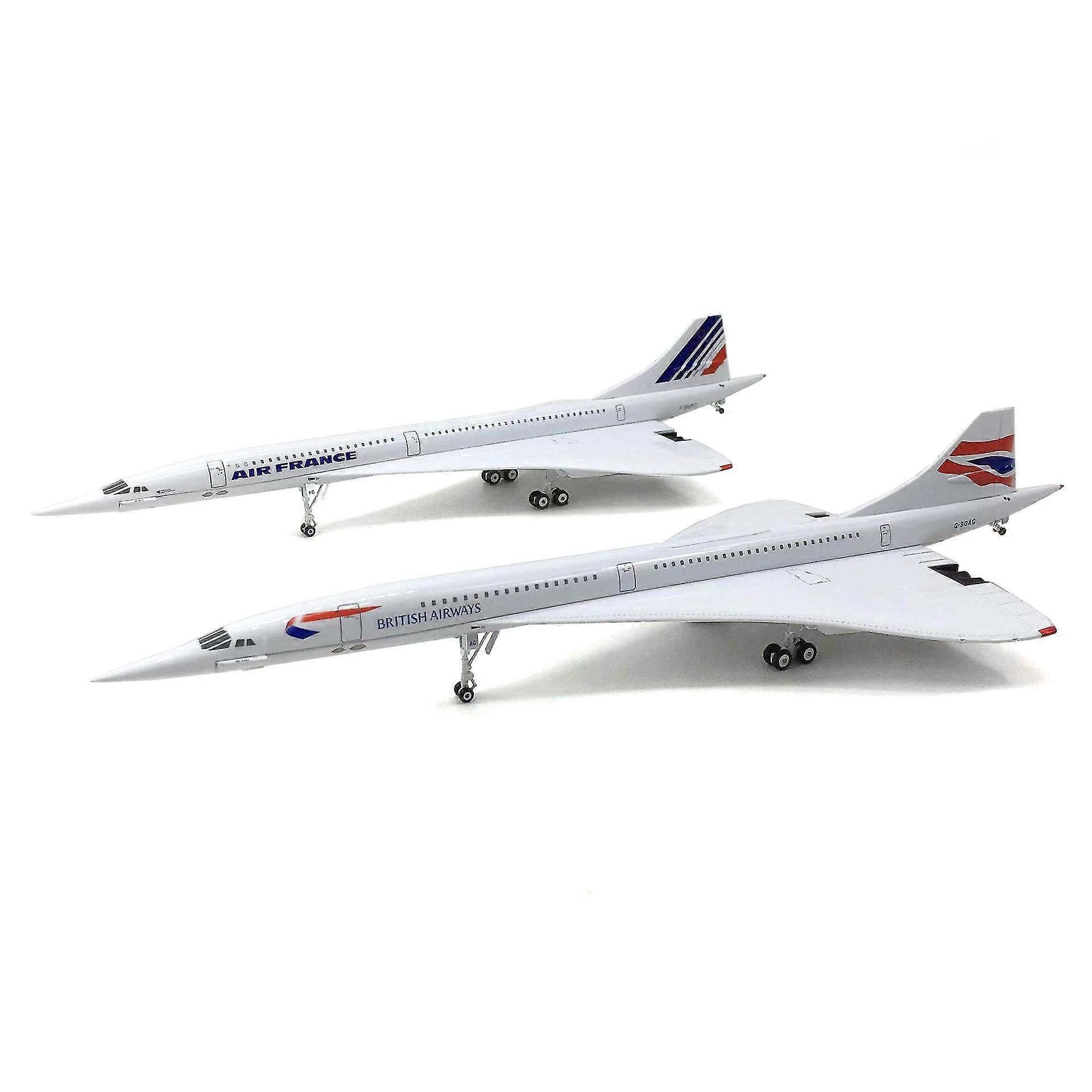 Modèle Avion Concorde British Airways 1:200 - Collection Display - 30,5x12,7x6 Cm