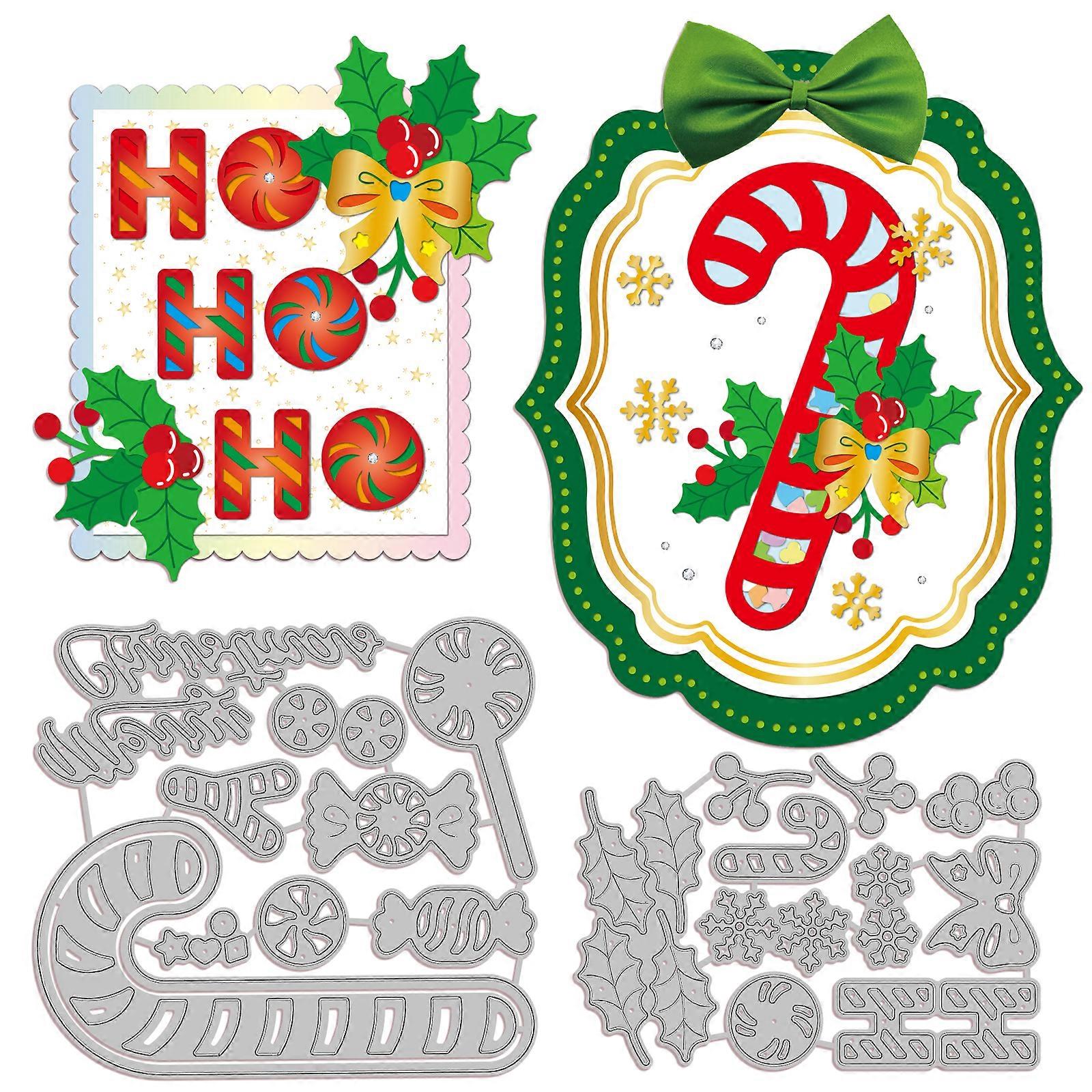Christmas Candies Pattern Decoration Template Reusable carbon steel Stencil
