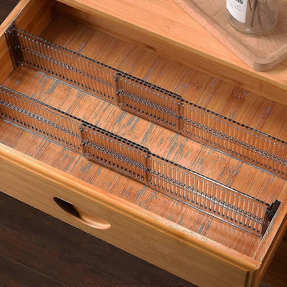4-piece Drawer Divider, Expandable Drawer Organizer