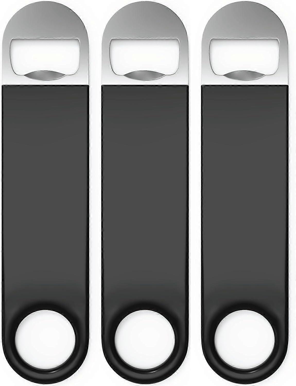 3 Pack Bottle Openers, Stainless Steel,7 inch/17.7cm