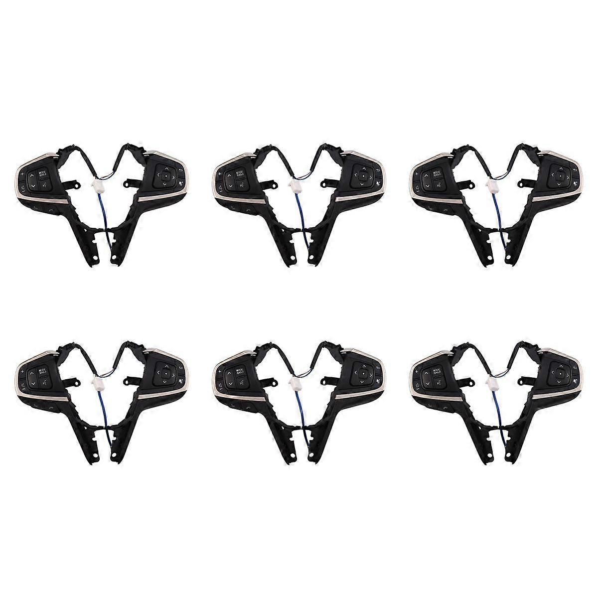 6X Car Multi-Function Steering Wheel Cruise Control Buttons Switch for 2015-2019