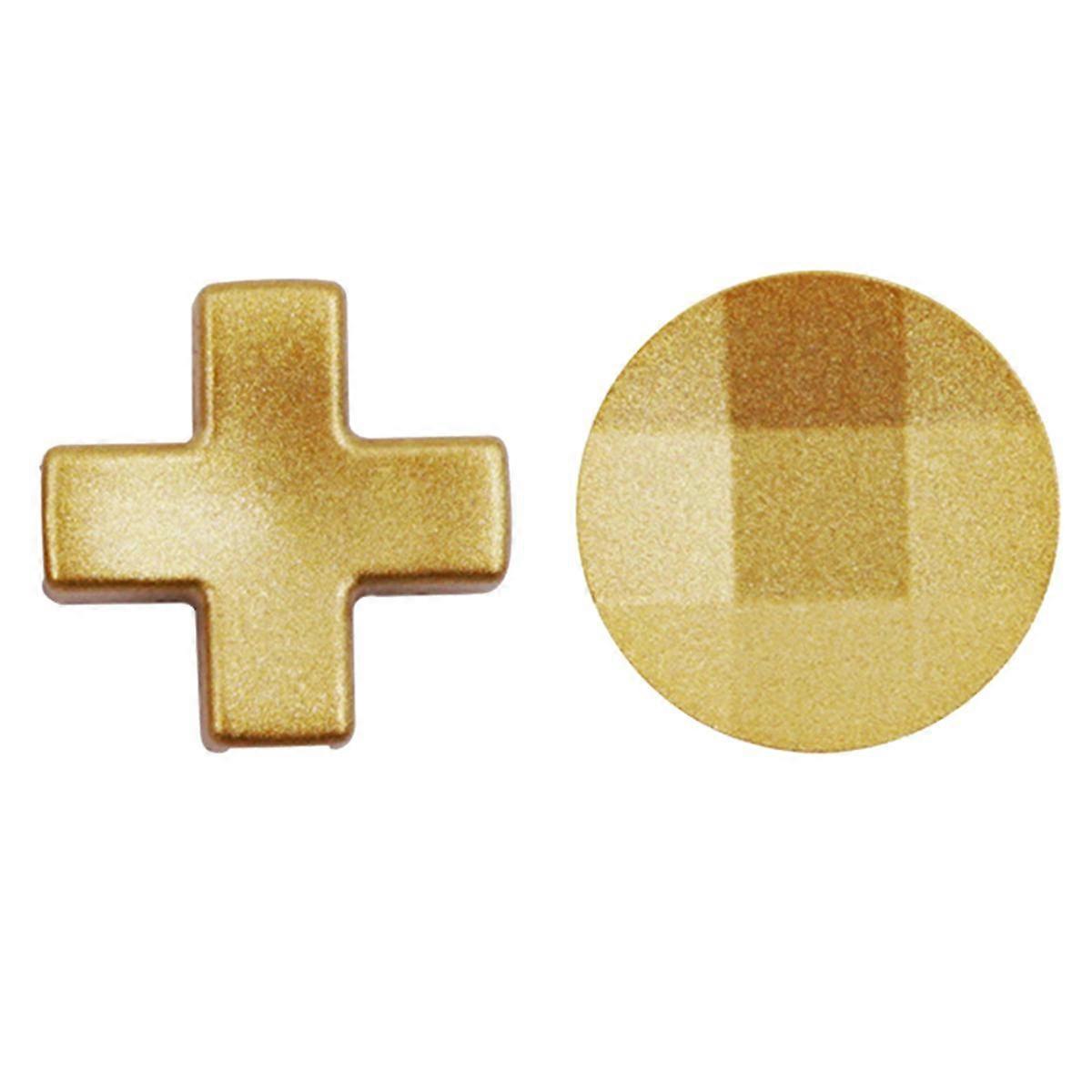 For Elite Series 2 2PCS D-Pad Gaming Metal Controller Parts Replacement Controller Component Set Gold