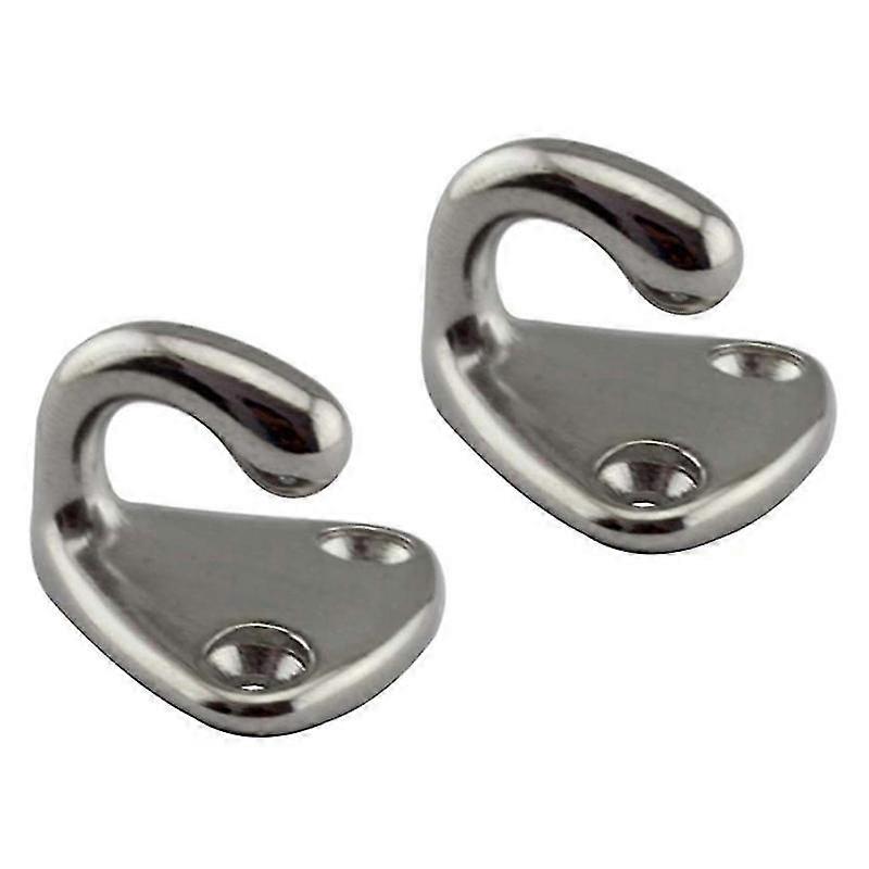 2pcs yacht stainless steel hooks coat collision avoidance hooks clothing hat hooks (hook-type)